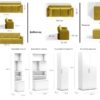 Κρεβάτι Τοίχου Royal 150x200cm - Image 13
